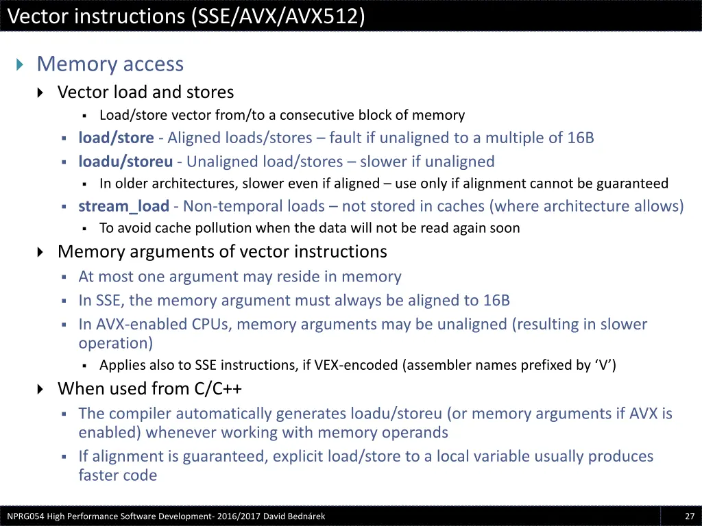 vector instructions sse avx avx512 2