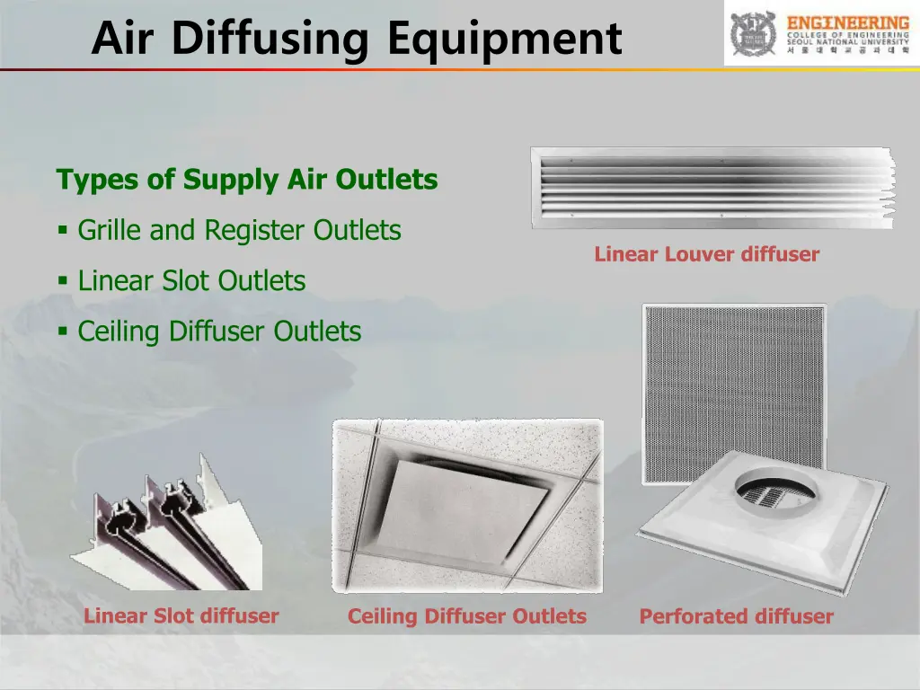 air diffusing equipment 1