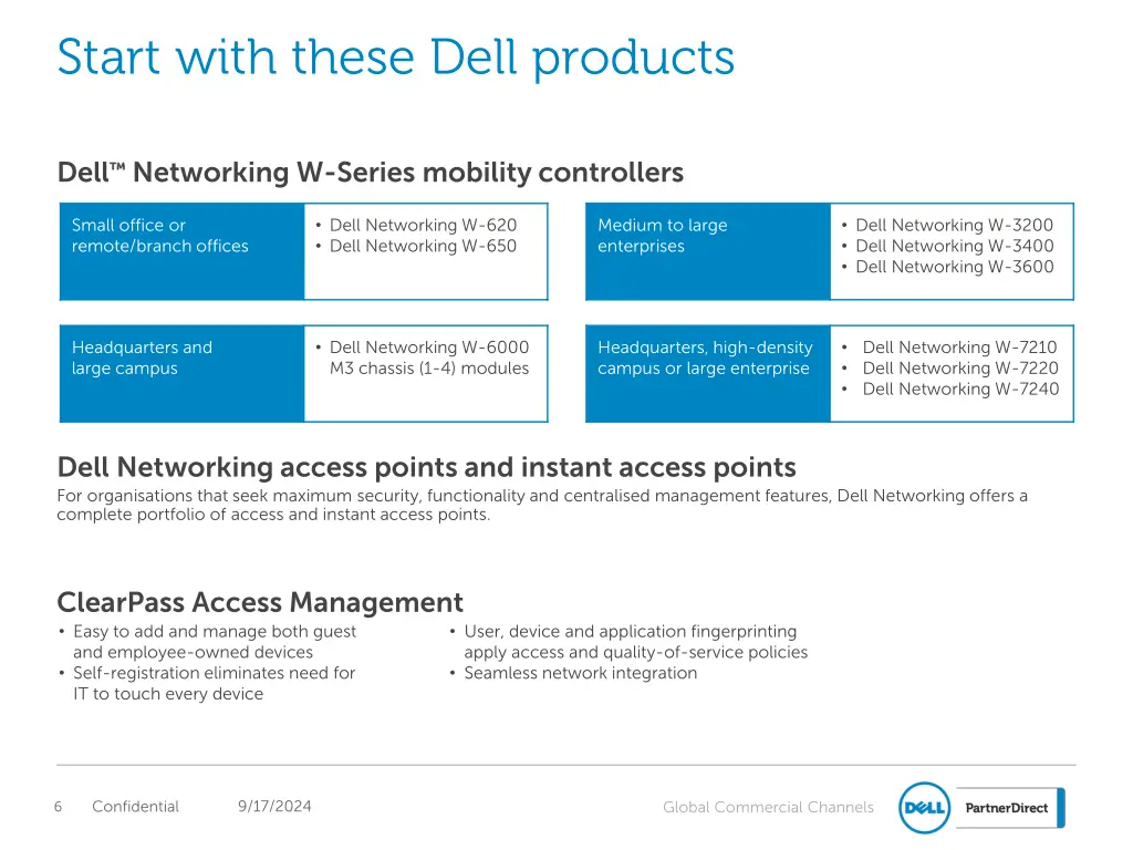 start with these dell products