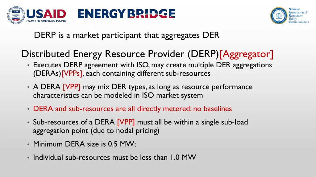 derp is a market participant that aggregates der