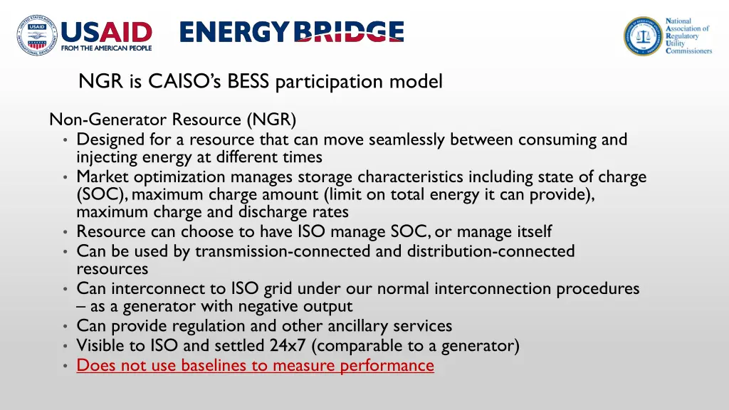 ngr is caiso s bess participation model