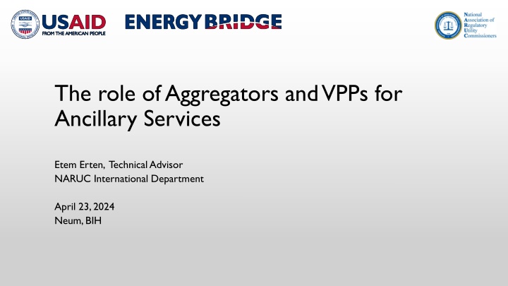 the role of aggregators and vpps for ancillary