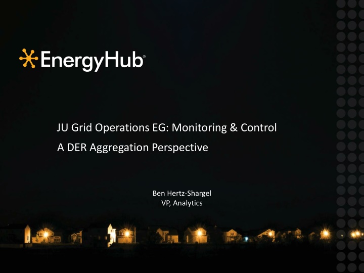 ju grid operations eg monitoring control