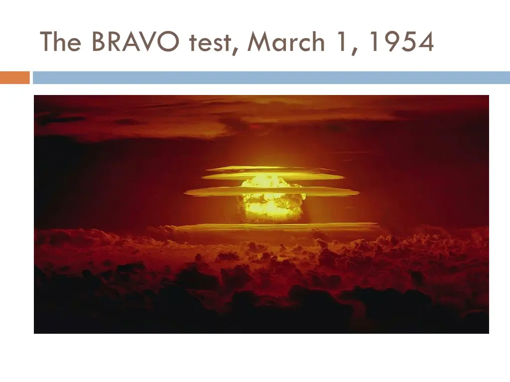 the bravo test march 1 1954