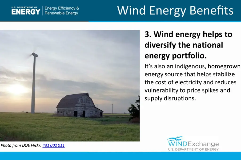 3 wind energy helps to diversify the national