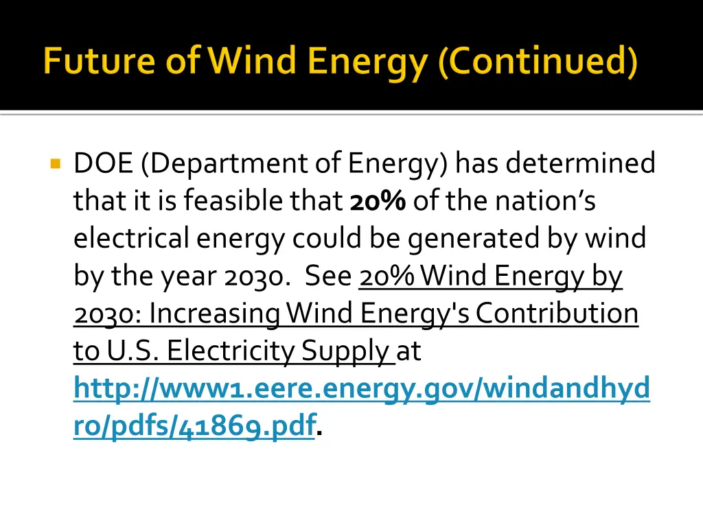 doe department of energy has determined that