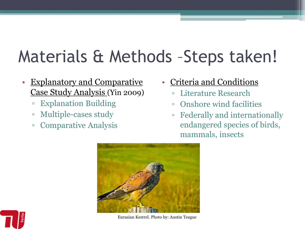 materials methods steps taken