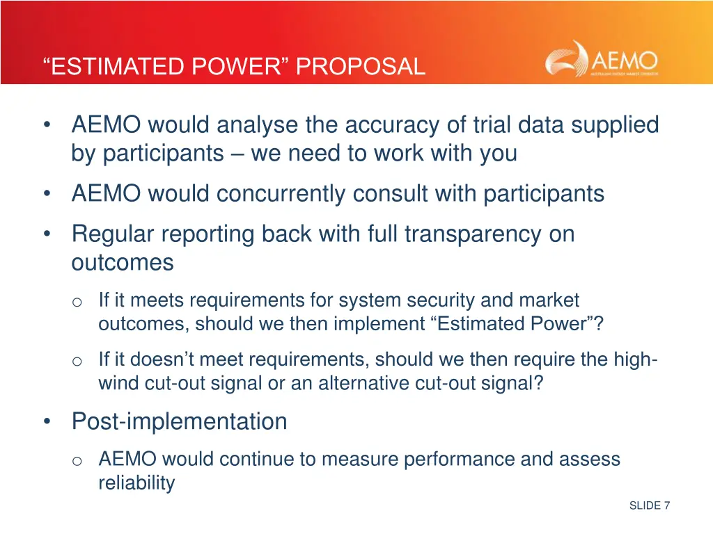 estimated power proposal 1