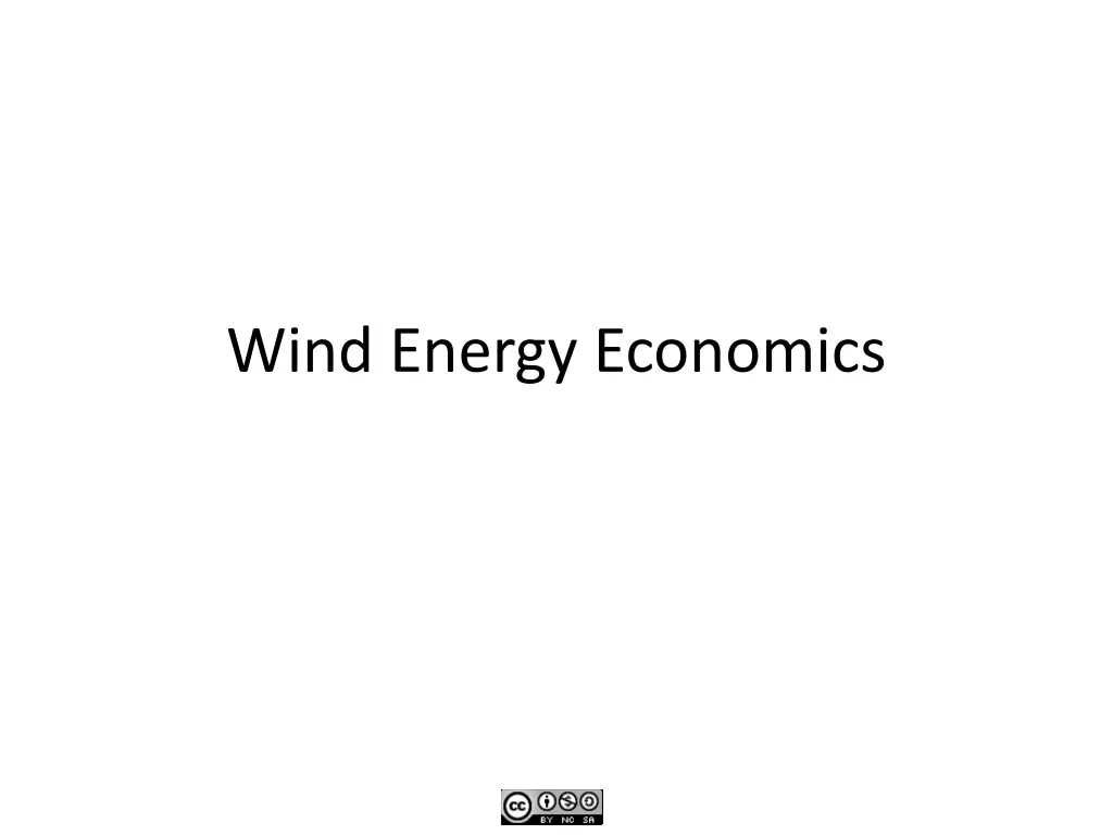 wind energy economics