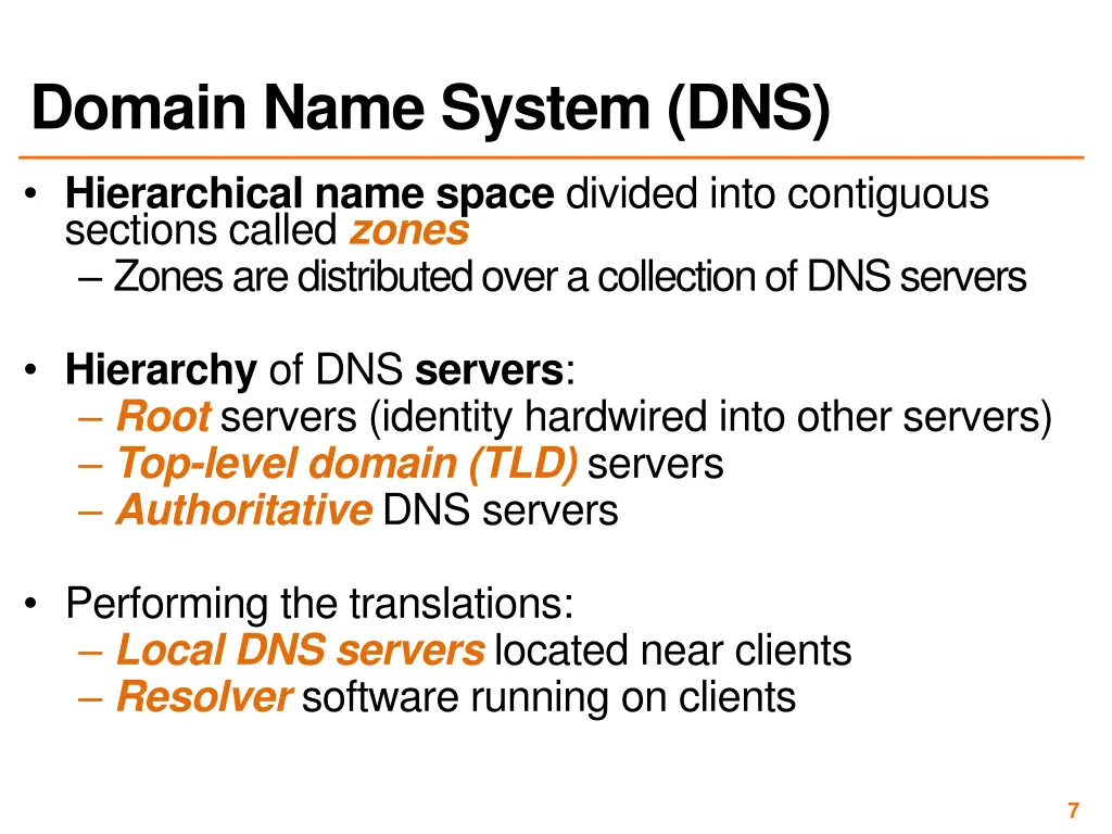 domain name system dns