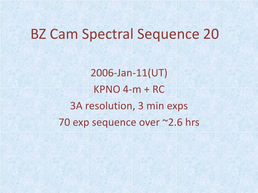 bz cam spectral sequence 20