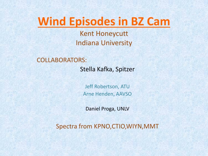 wind episodes in bz cam kent honeycutt indiana