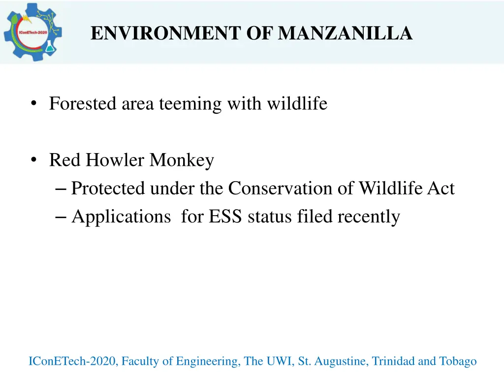 environment of manzanilla