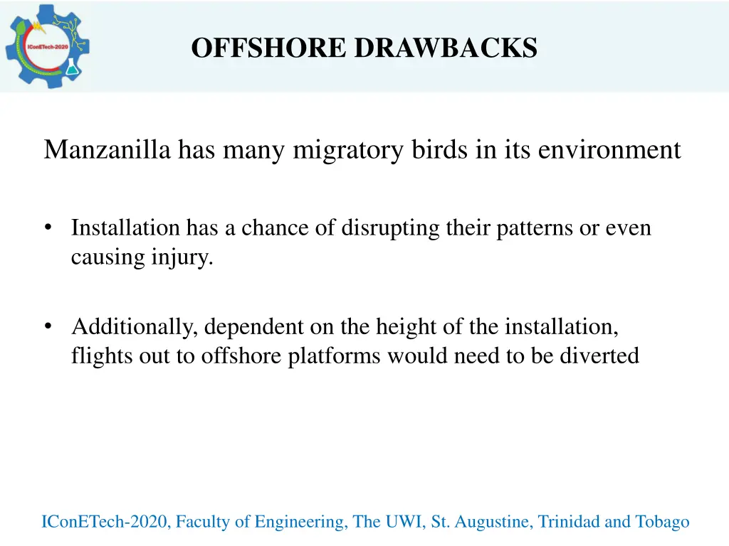 offshore drawbacks