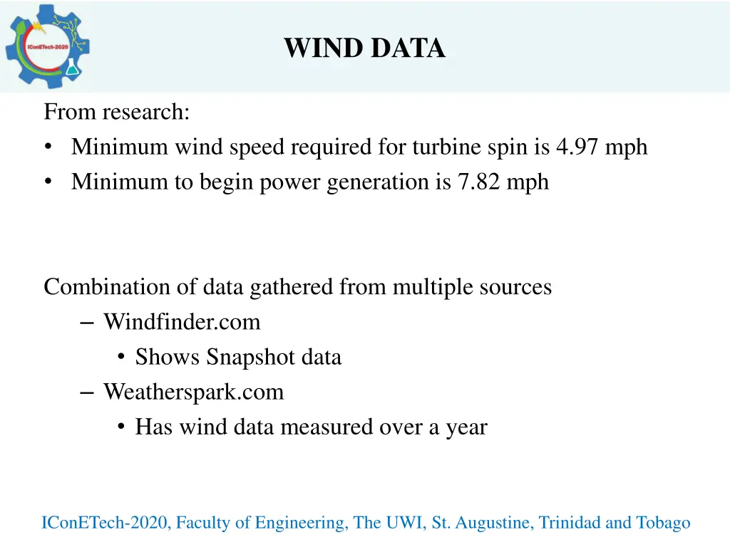 wind data