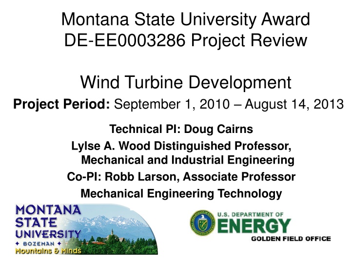 montana state university award de ee0003286