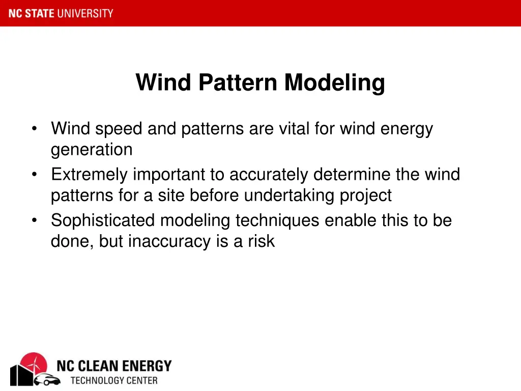 wind pattern modeling