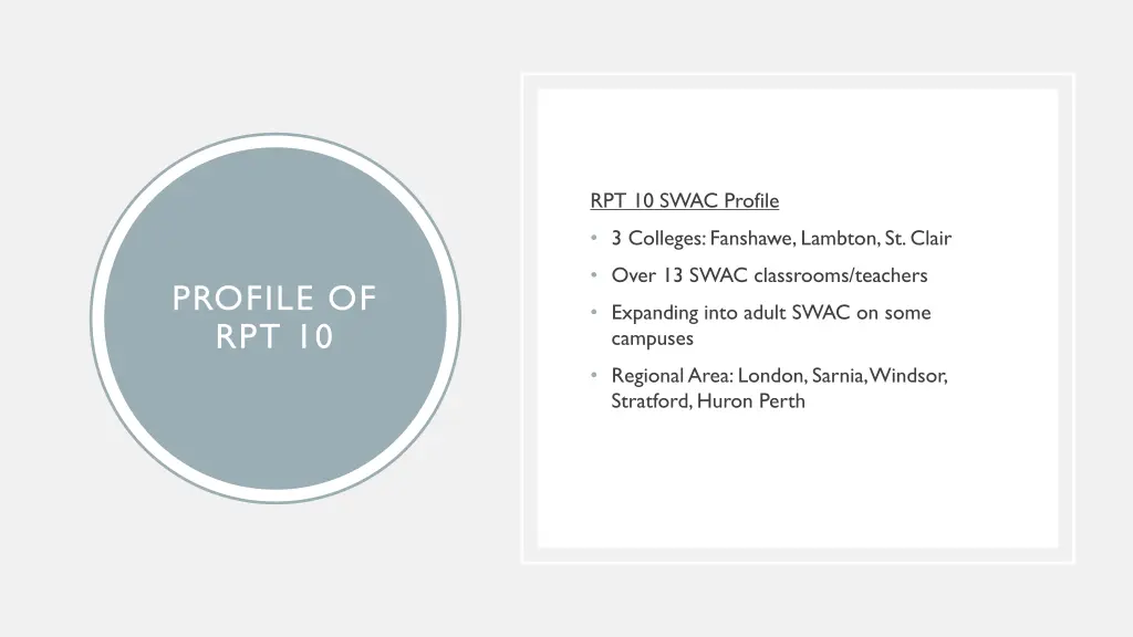 rpt 10 swac profile