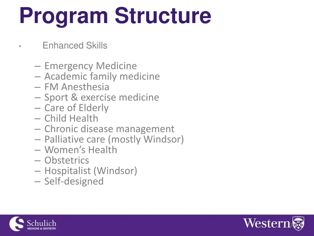 program structure 1