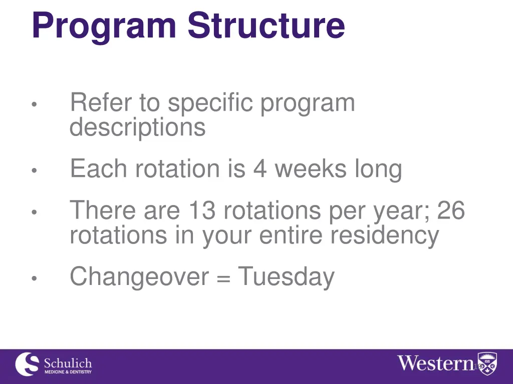 program structure