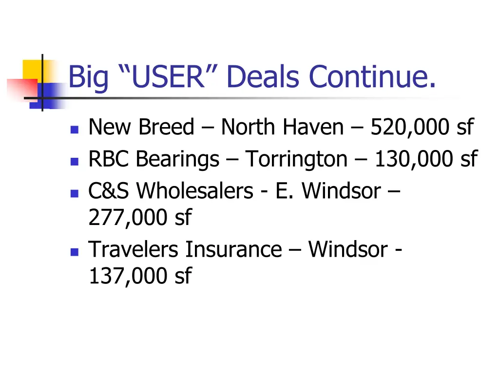 big user deals continue