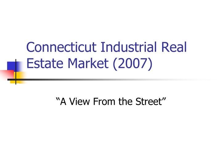 connecticut industrial real estate market 2007