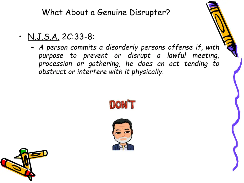 what about a genuine disrupter