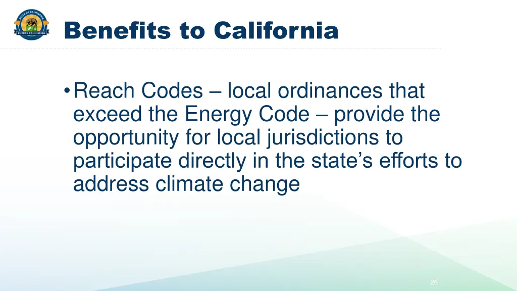 benefits to california 1