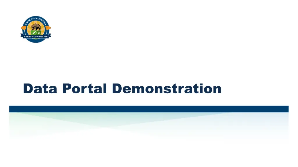 data portal demonstration