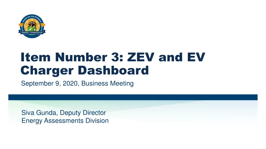 item number 3 zev and ev charger dashboard