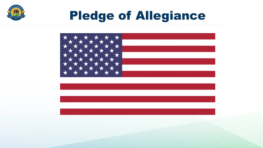 pledge of allegiance