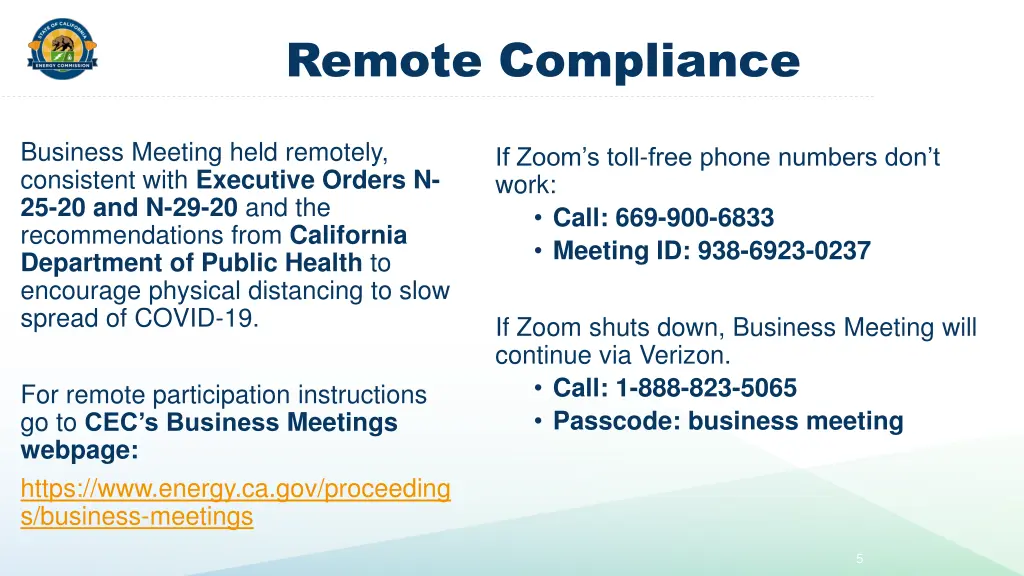 remote compliance