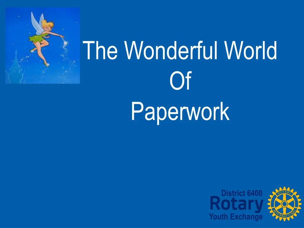 the wonderful world of paperwork