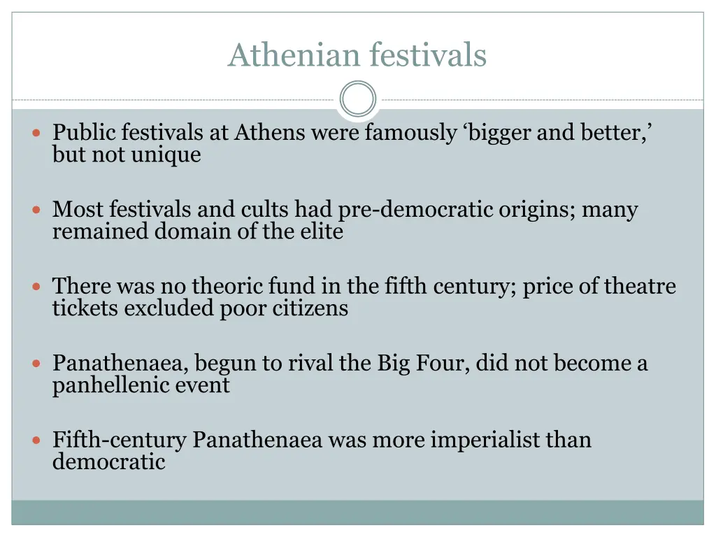 athenian festivals