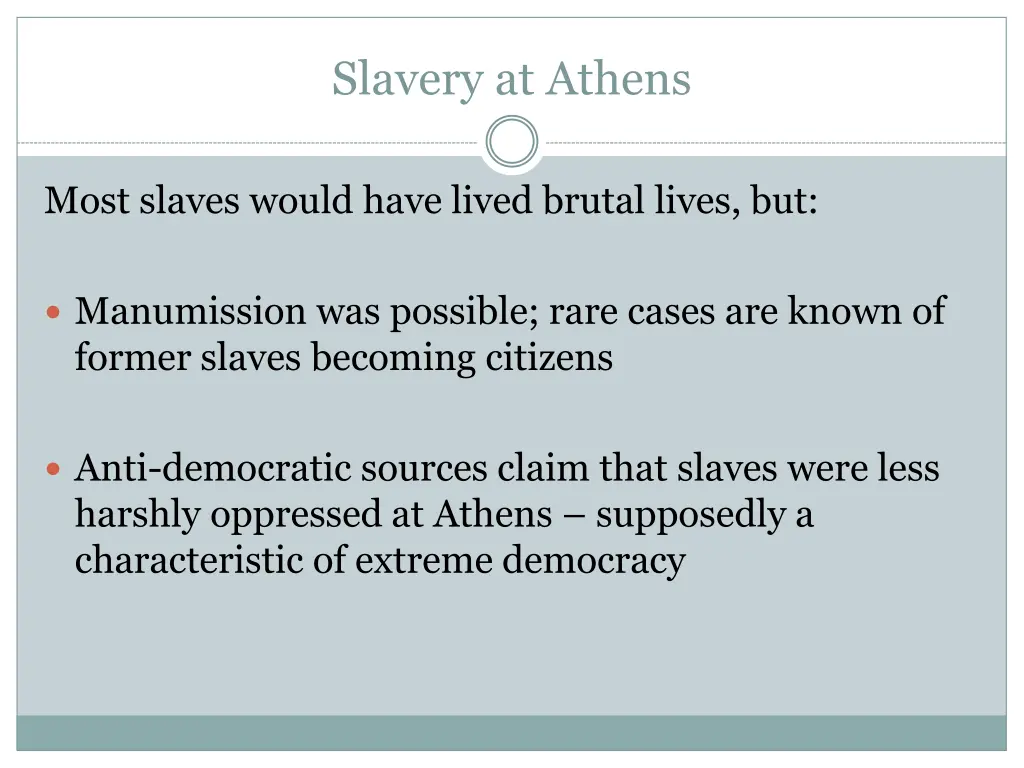 slavery at athens