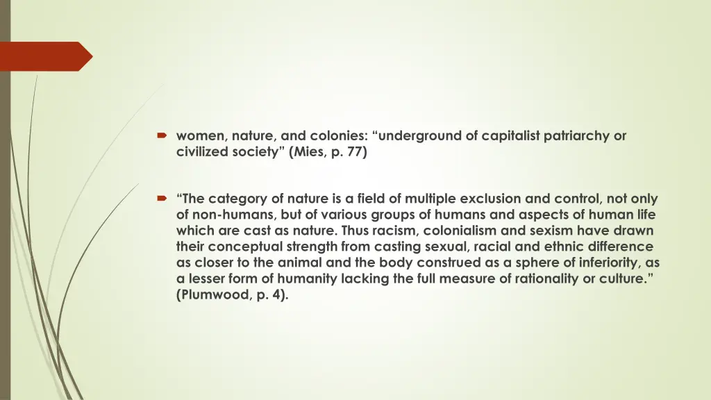 women nature and colonies underground