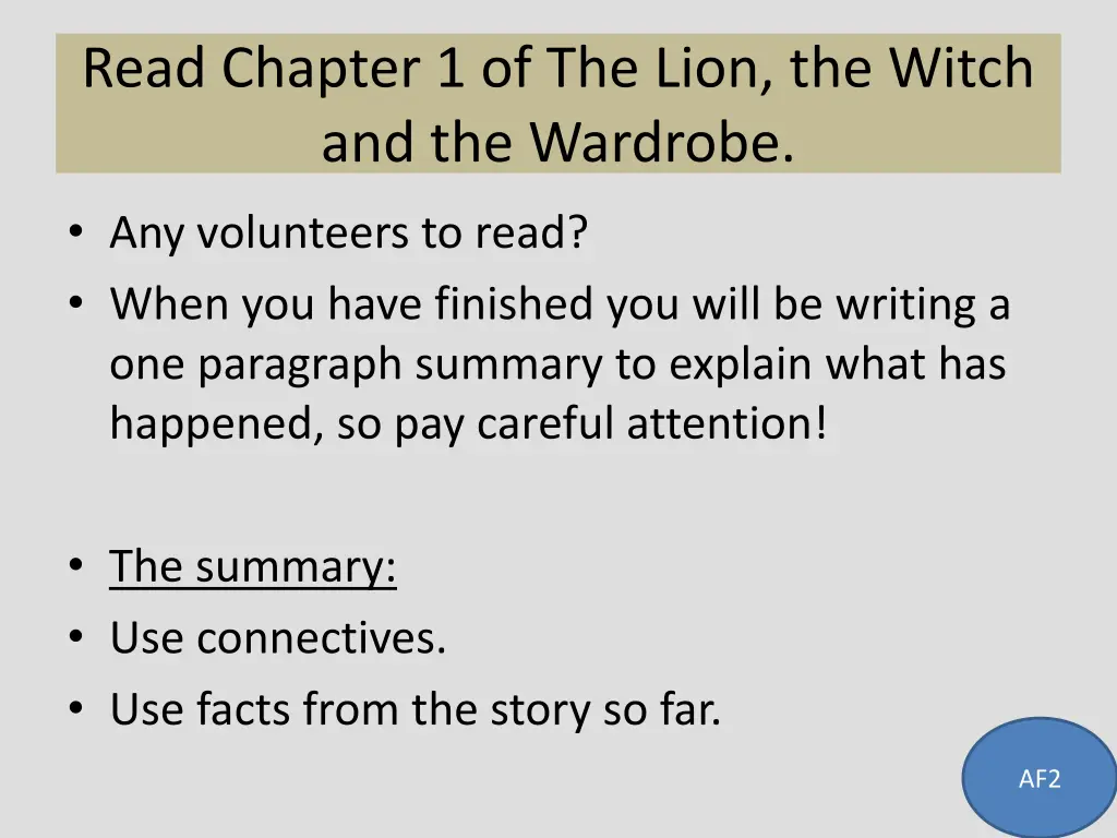 read chapter 1 of the lion the witch