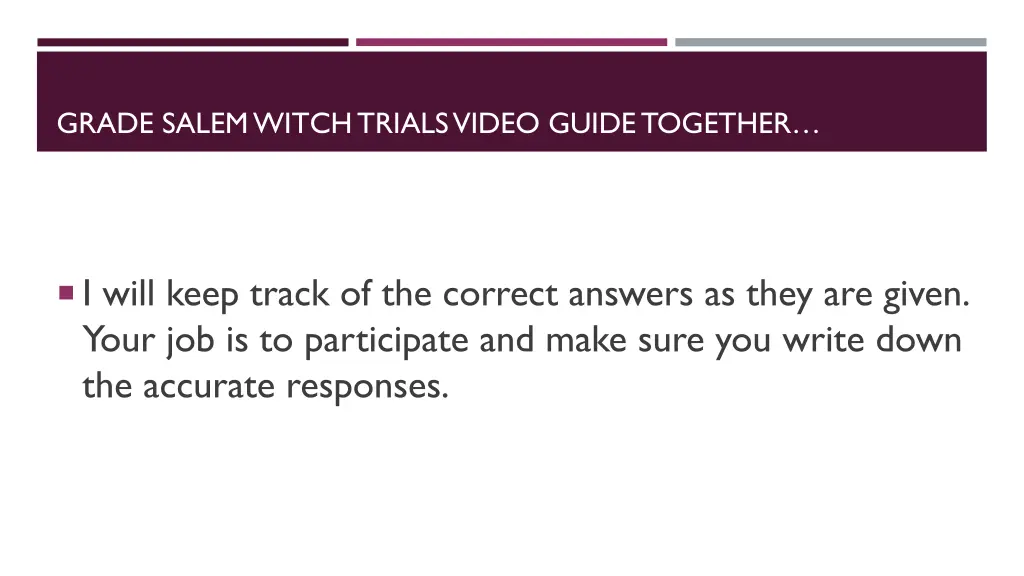 grade salem witch trials video guide together