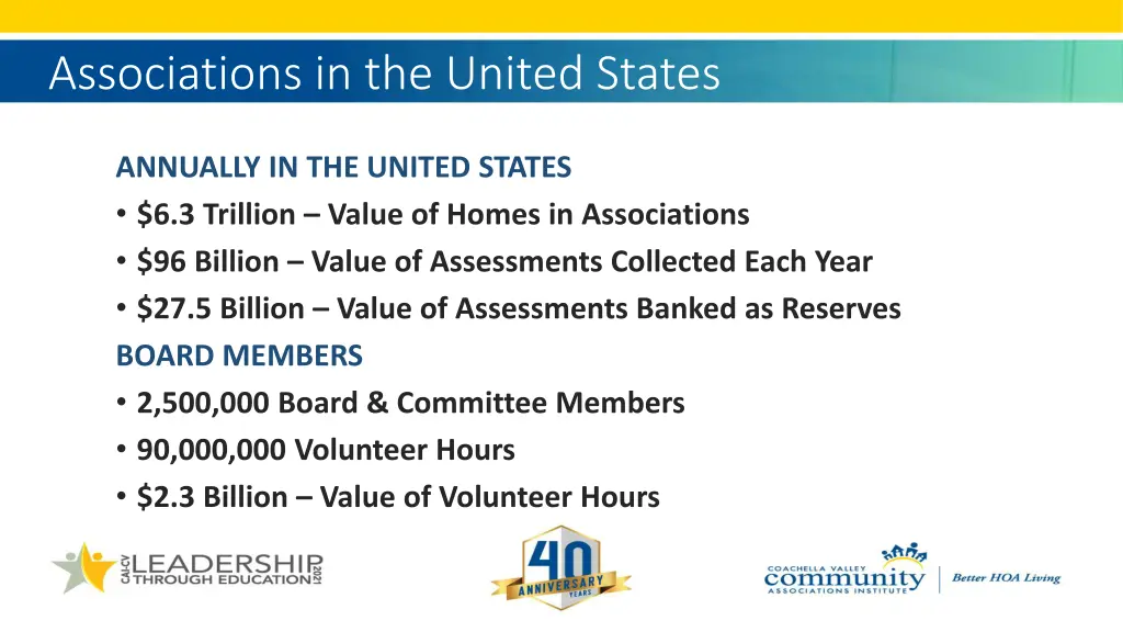 associations in the united states