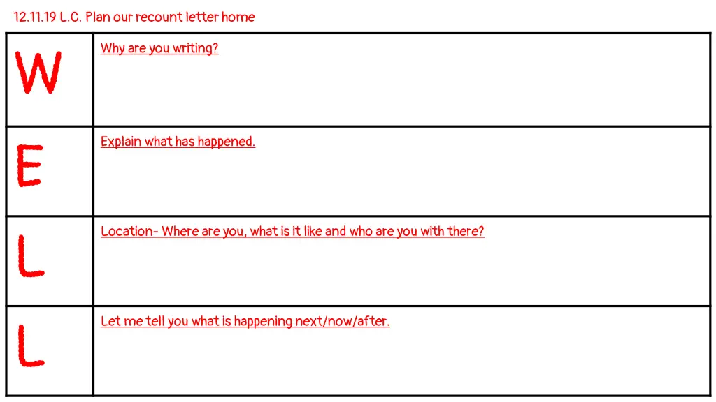 12 11 19 l c plan our recount letter home