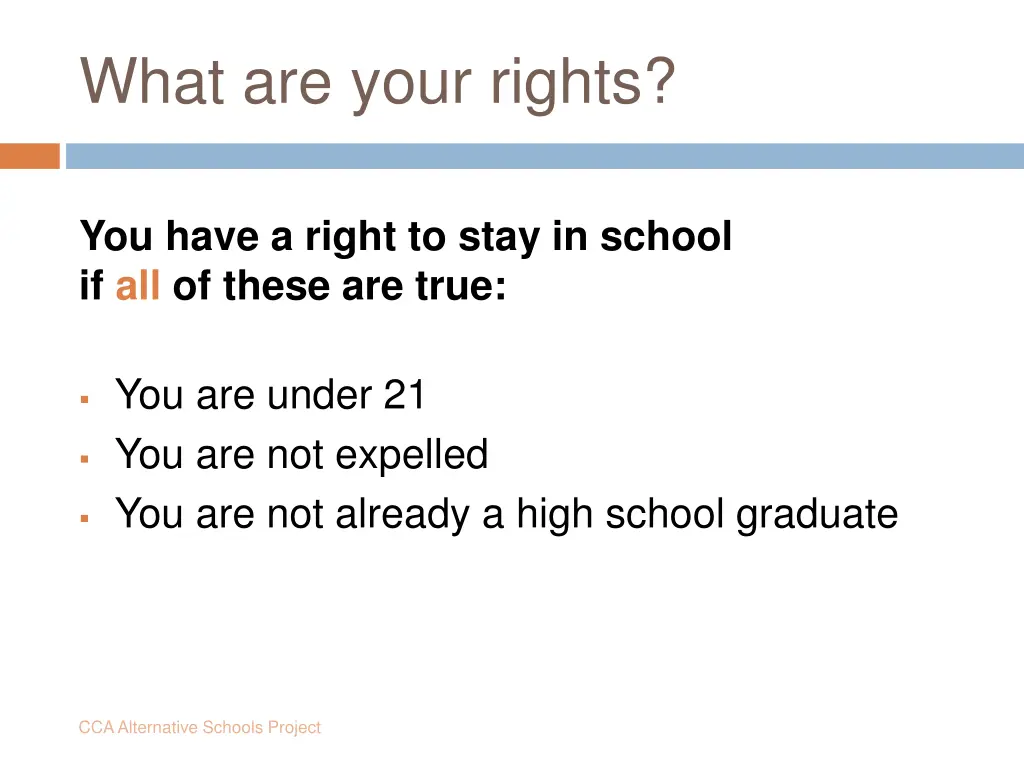 what are your rights