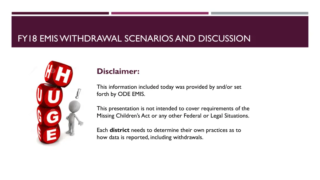 fy18 emis withdrawal scenarios and discussion 1