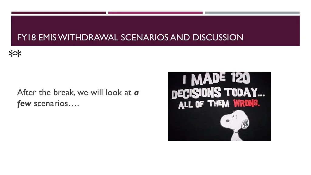 fy18 emis withdrawal scenarios and discussion 3