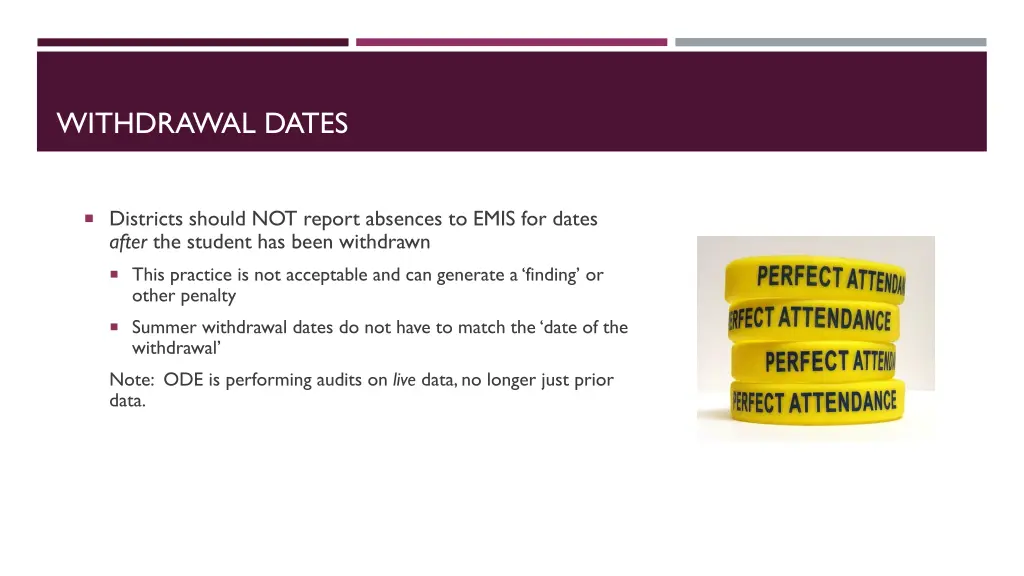 withdrawal dates 2