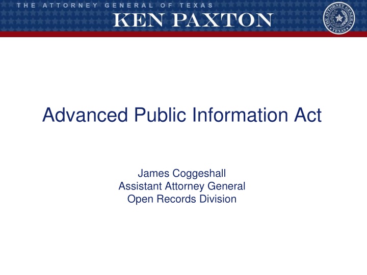 advanced public information act