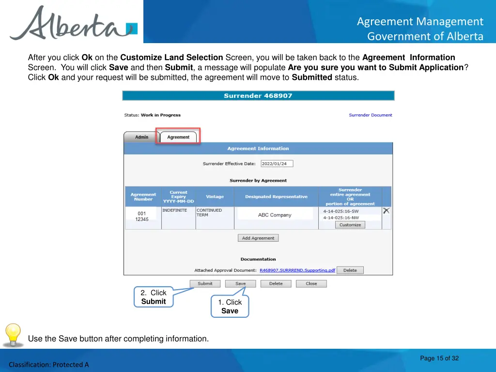 agreement management government of alberta 14