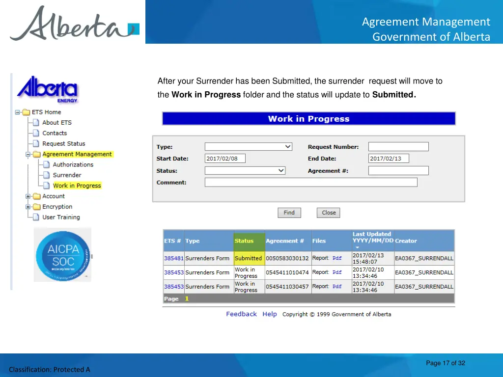 agreement management government of alberta 16