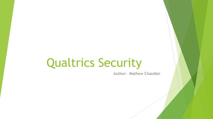 qualtrics security