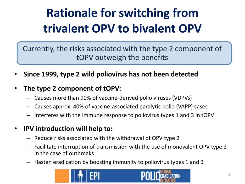 rationale for switching from trivalent