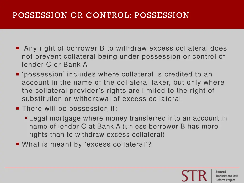 possession or control possession